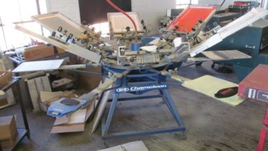 screen printing equipment auction