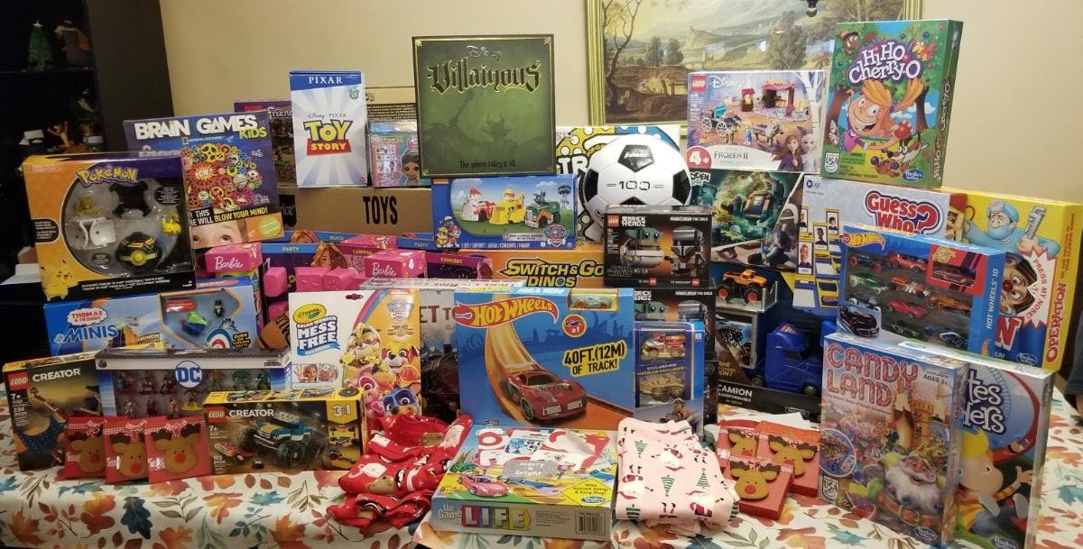 Almo Corporation toy drive