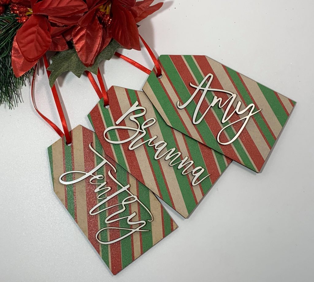 custom wood gift tags