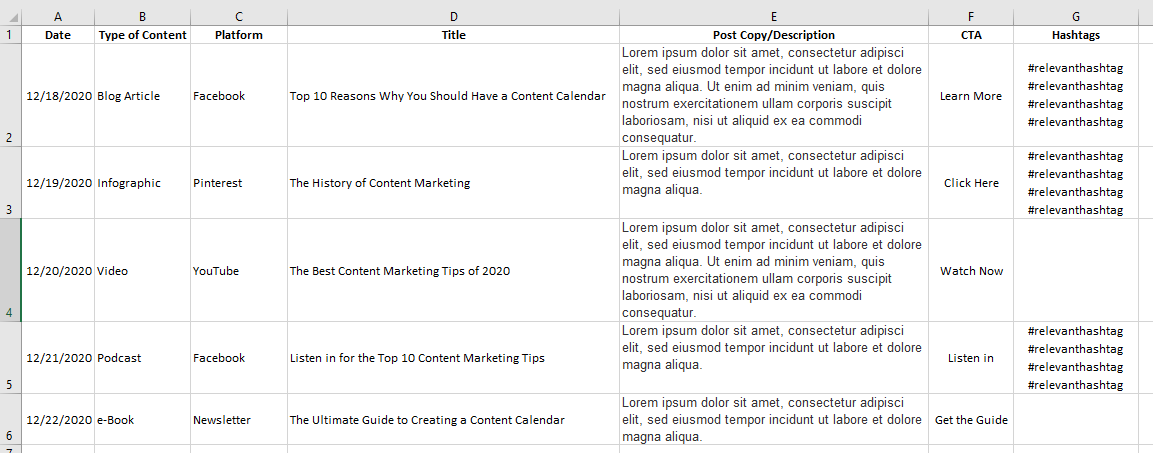 Content Marketing 101: How to Create a Content Calendar | GRAPHICS PRO