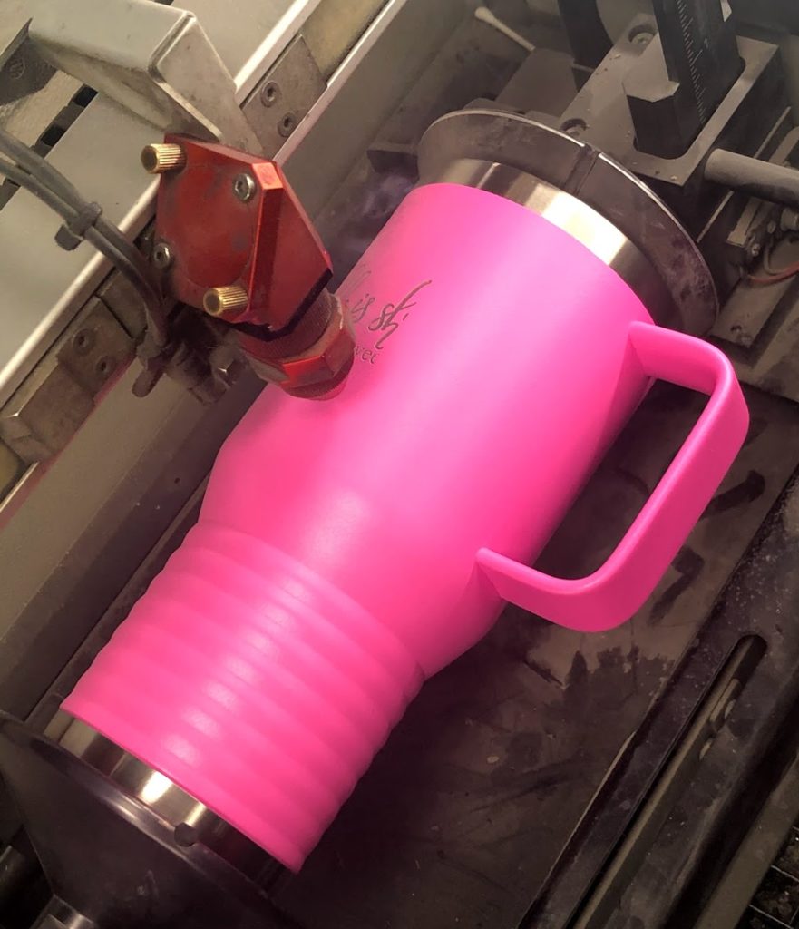 polar camel laser engraving