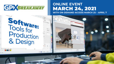 Research and review the software tools available to make projects run more smoothly and efficiently at the first GPX Breakaway of 2021, Software: Tools for Production & Design