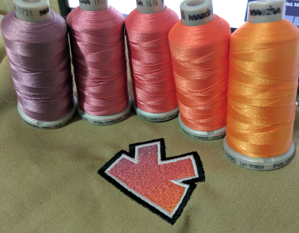 embroidery thread color blending