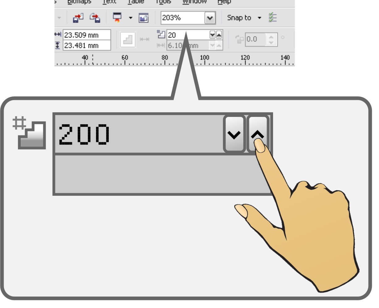rhinestone pattern CorelDRAW