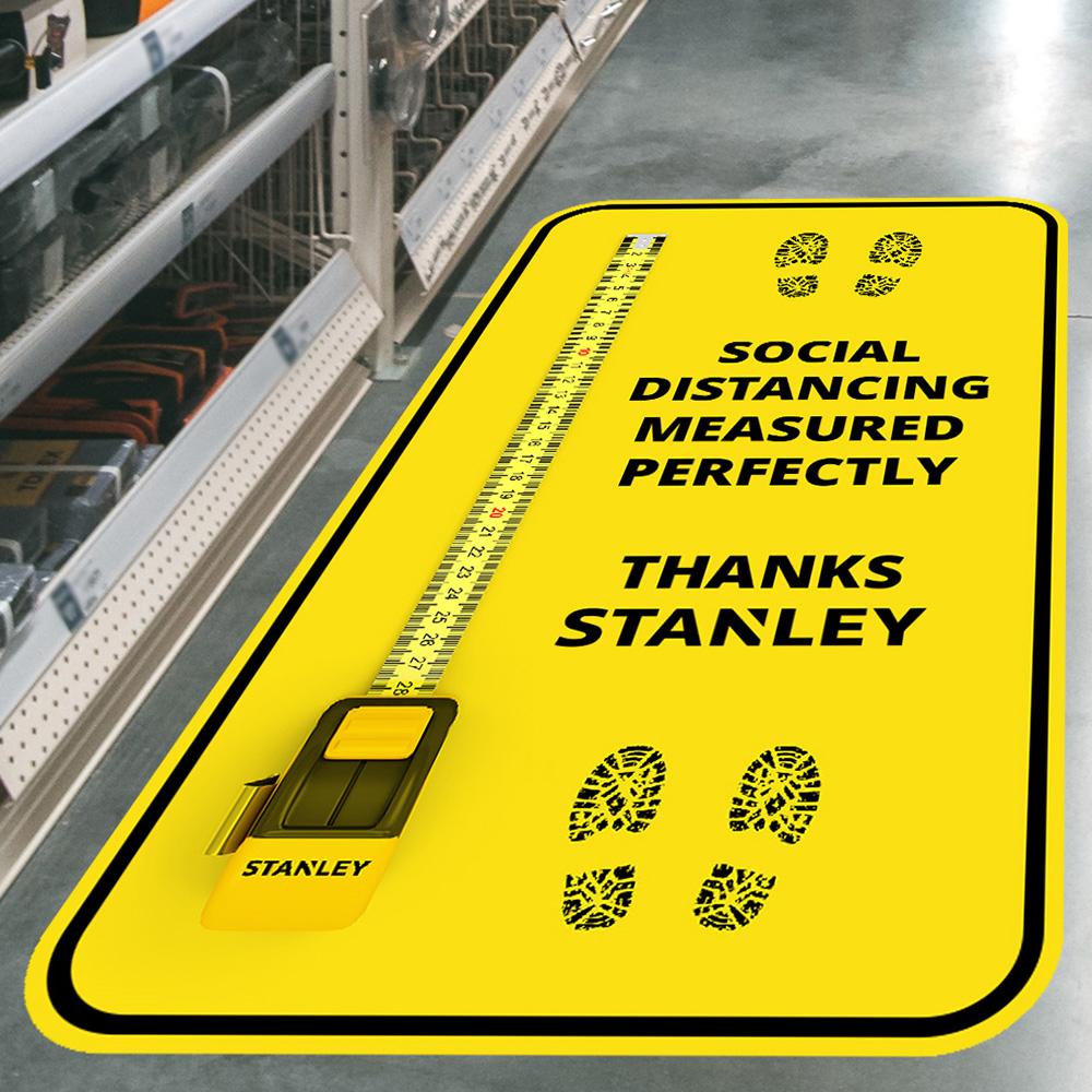 Floor graphics drytac