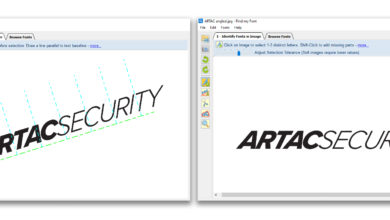Font Finder Straighten