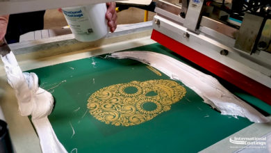Skull screen Print Ink