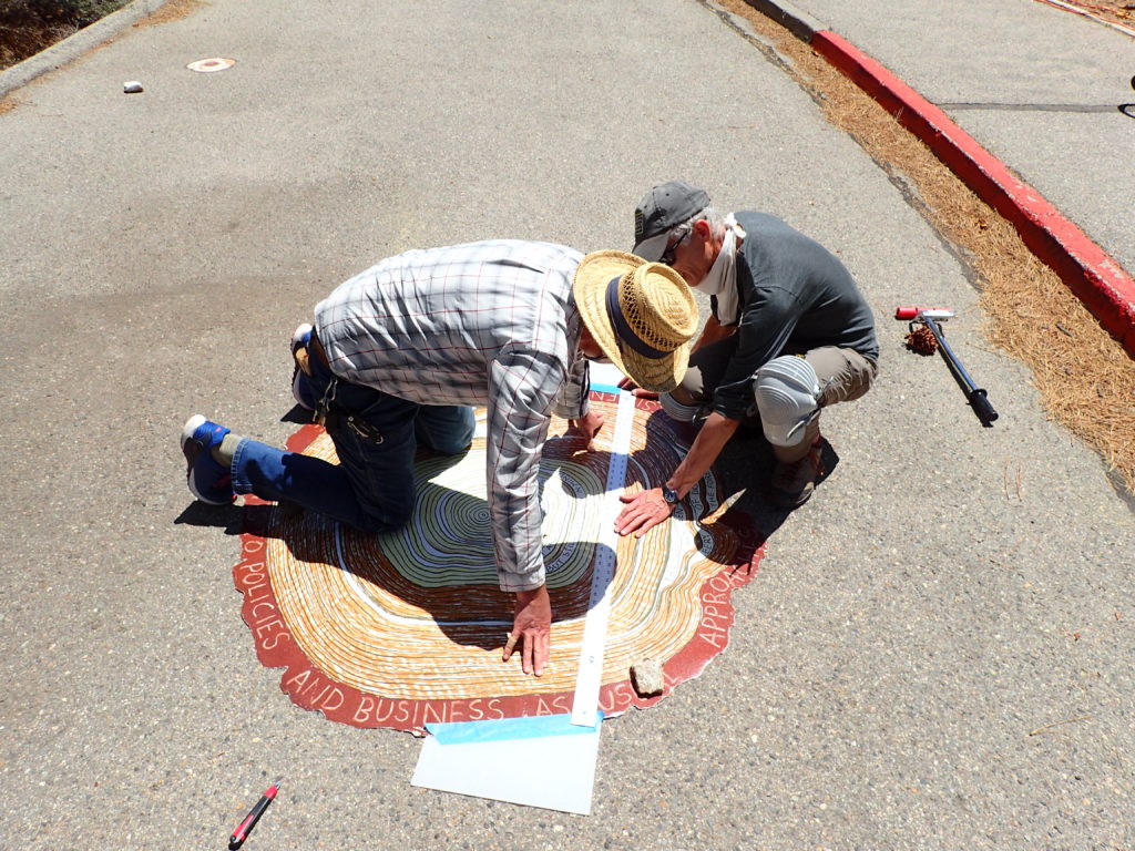 Todd Gilens outdoor graphic films