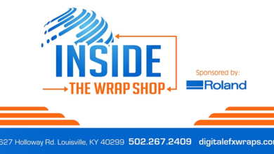 inside the wrap shop Roland digital EFX wraps