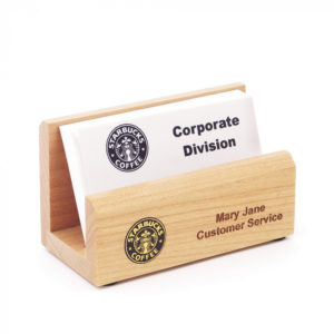 Maple business card holder JPP