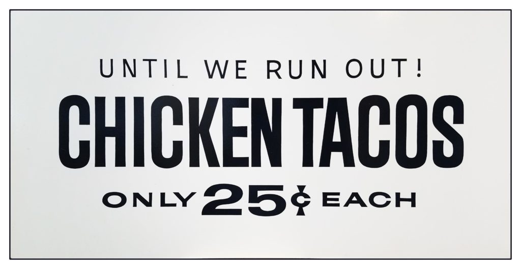 panel sign