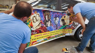 vehicle wrap application process