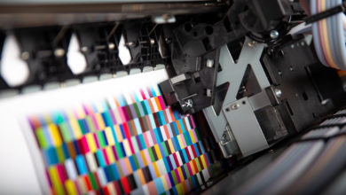 Printer ink jet print machine printing color patches for color m