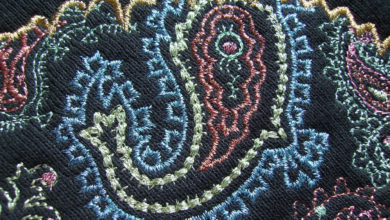 paisely embroidery