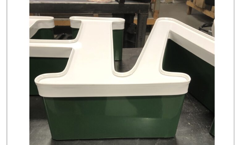 It’s important to determine how the channel letters are to be mounted. (Image courtesy Matt Charboneau)