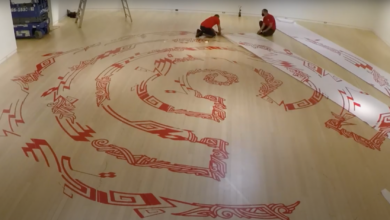 floor mural