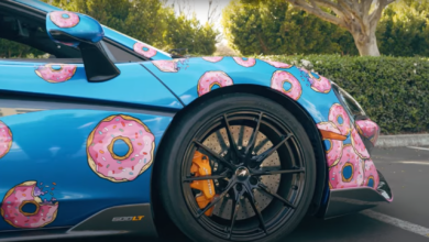 donut car wrap