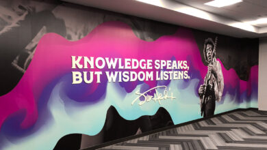 environmental branded graphics