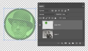 Layers and color fill controls