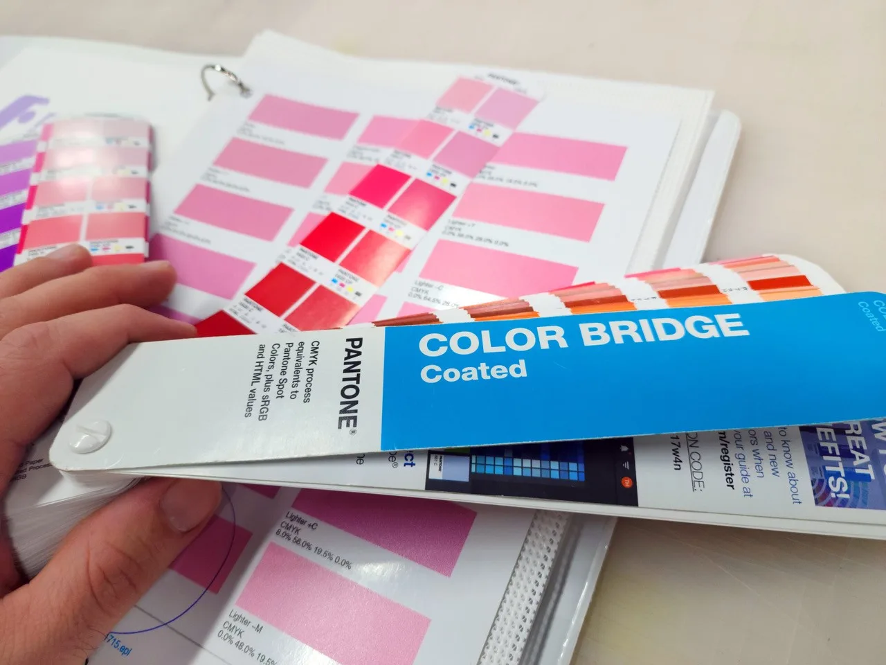 The Importance of the Pantone Color Bridge Swatch Book