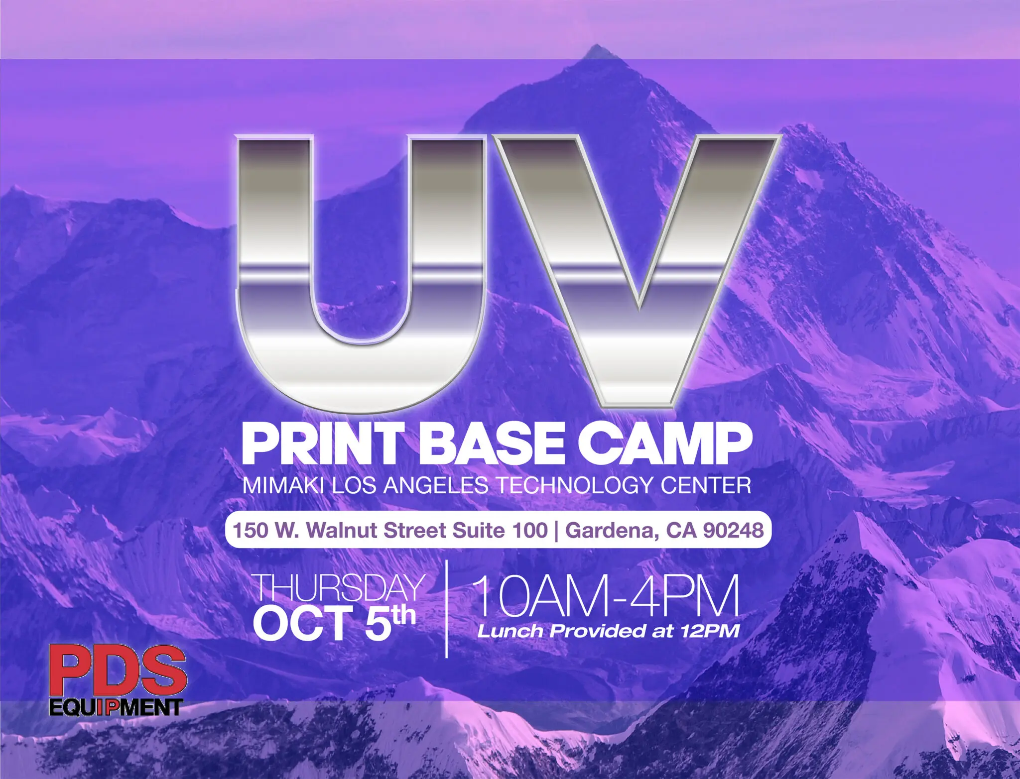 uv print pds equipment