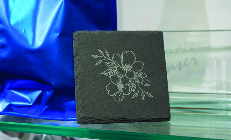 Roland DGA flower coaster