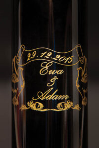 mkt a rotary wine bottle wedding