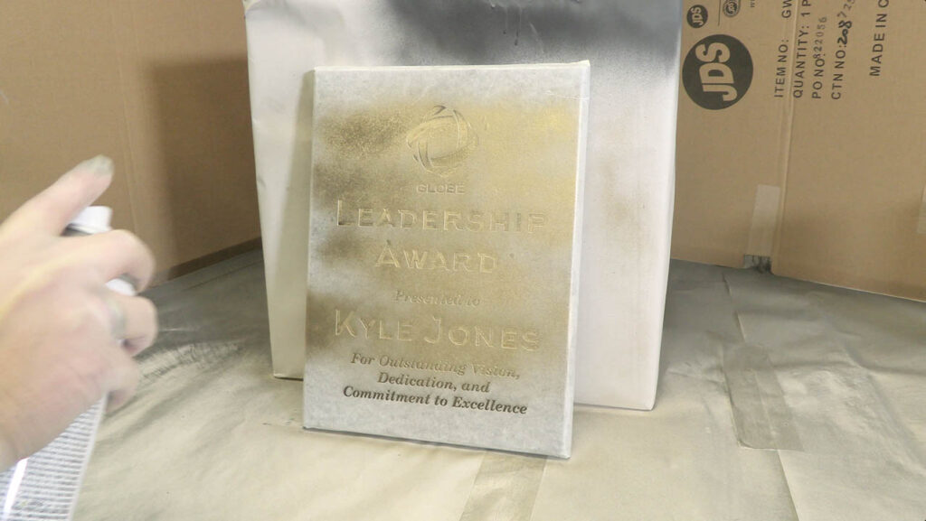 Laser Leatherette Plaque