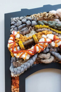 Spinning Mill Lofts Fiber Art Focal Wall 1A