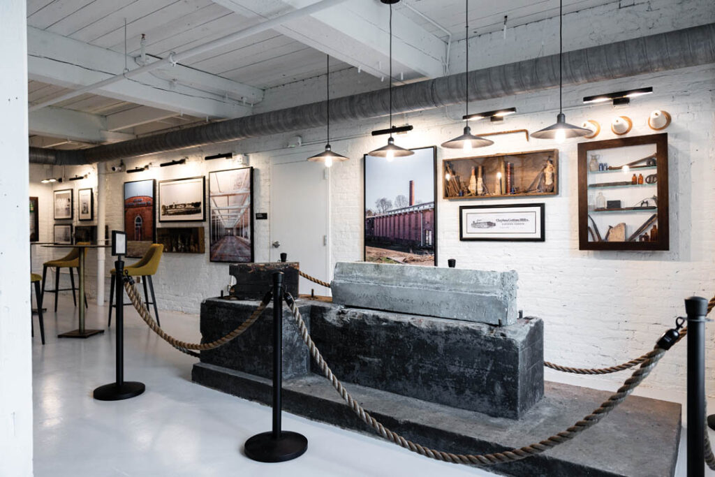 Spinning Mill Lofts Fiber Art Focal Wall Exhibit Space 1