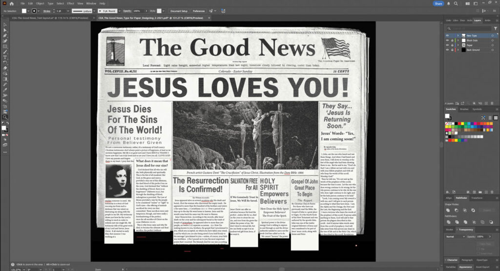CEA Good News Reworking Type