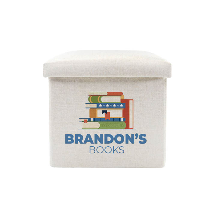 SUBSCSM SubliLinen Storage Cube Small Brandons Books 1