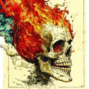 IMAGE 7 FIERY SKULL