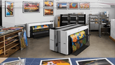 photo paper canvas fine art studio with printer