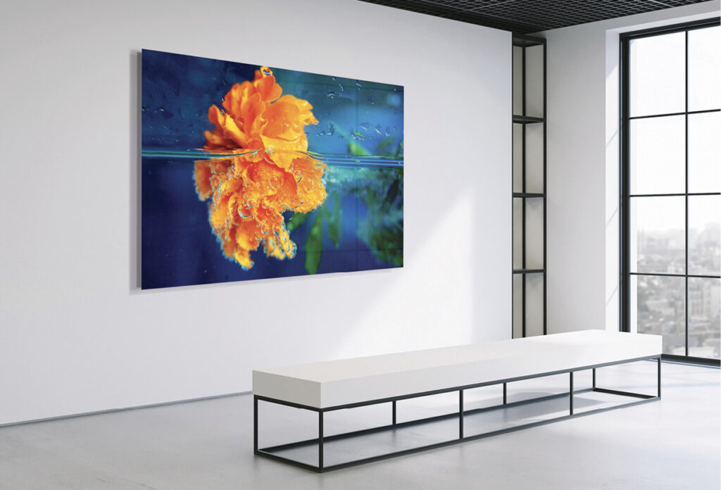 fine art print in gallery