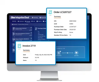 screenshot graphic of cleo software - grimco
