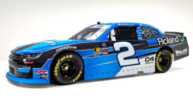 roland wrapped race car