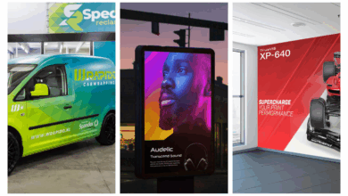 roll-to-roll printer car wrap, sign, and wall wrap