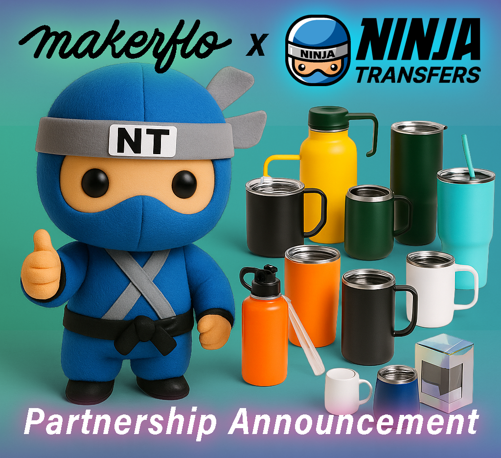 Ninja Transfers & Makerflo Partnership Image
