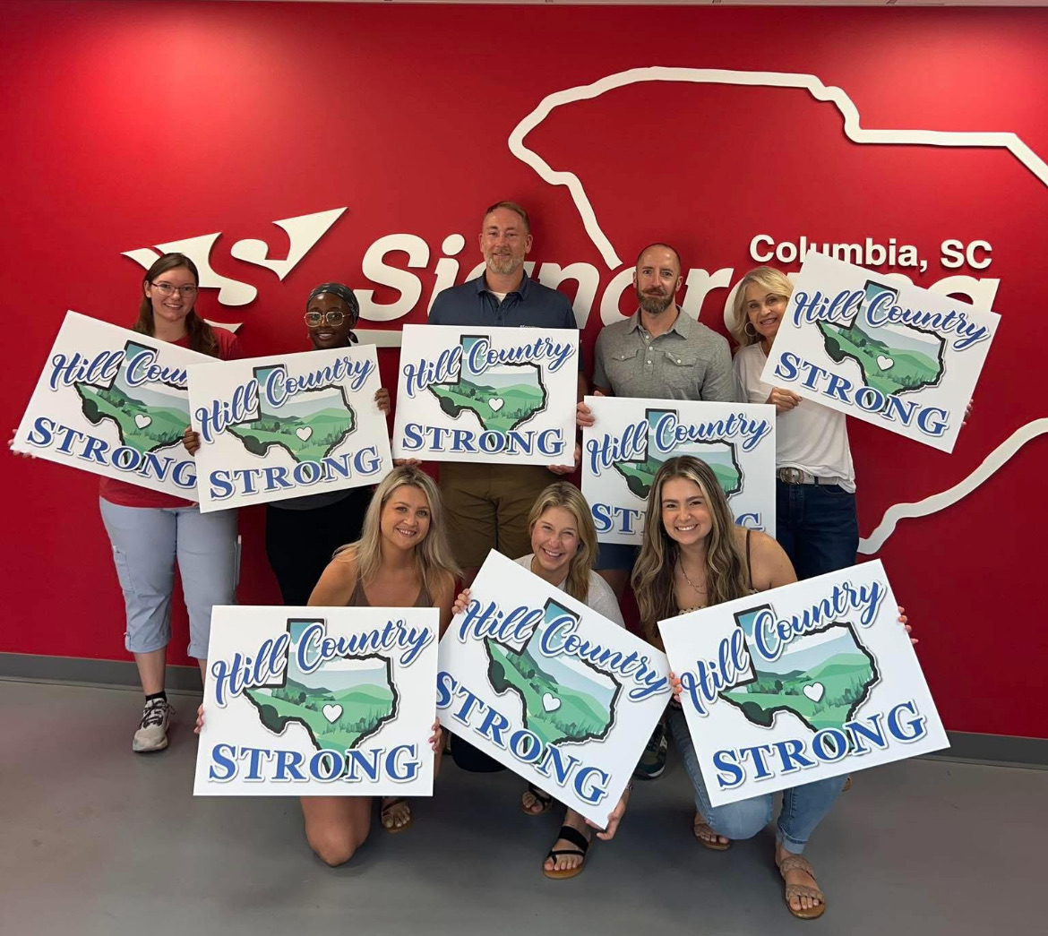 SAR San Antonio NW Hill County Strong sign donations 13