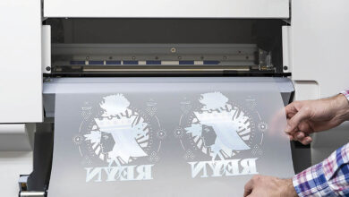 direct-to-film printing: DTF printer printing DTF transfers