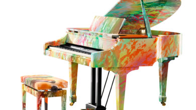 wrapped piano Images courtesy of Roland DG