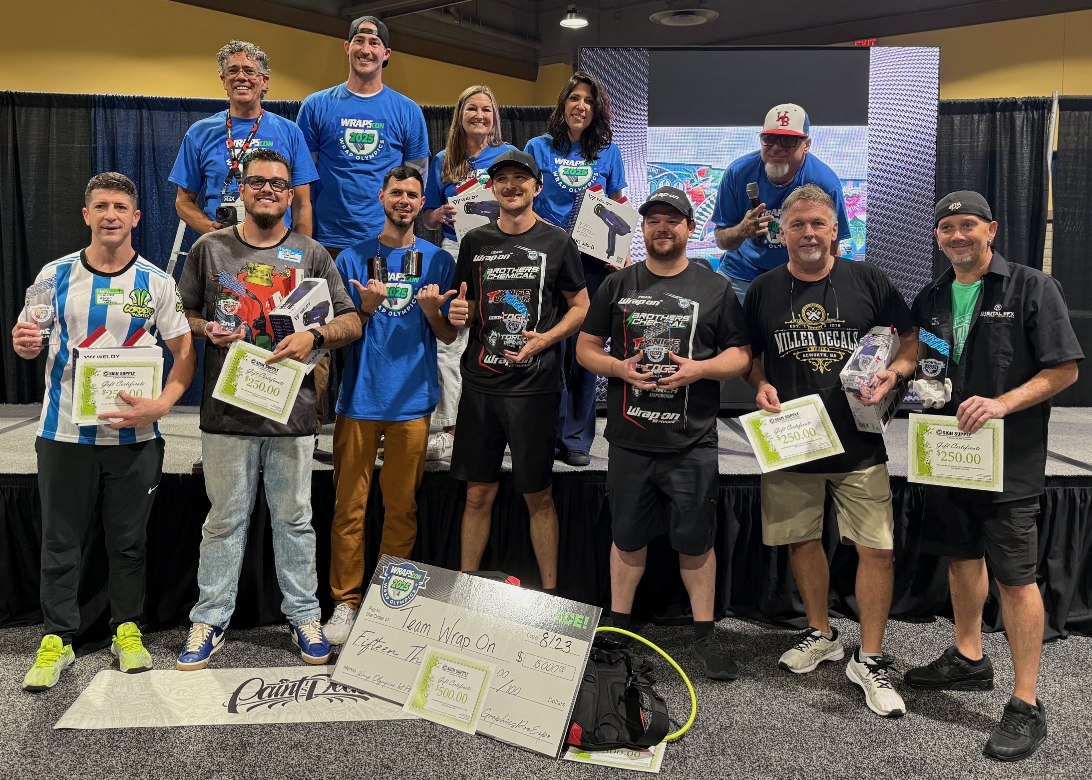Wrap Olympics final-three teams, judges, and emcee
