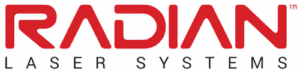 Radian Laser Logo Red Black TM