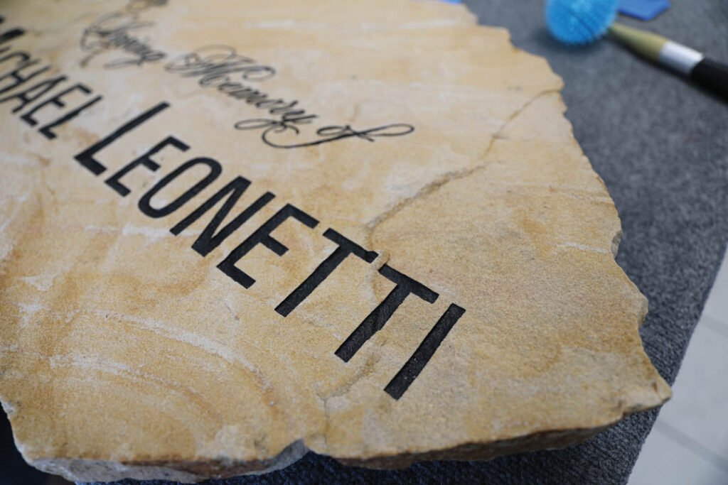 Stone letter dip.1Y4A8383