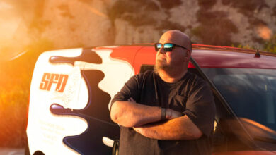 John “Sticky” Meehan, founder of Sticky Fingers Design Studio