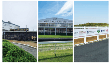 Preakness event signage