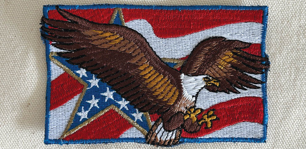Eagle on flag patch e1759504141170