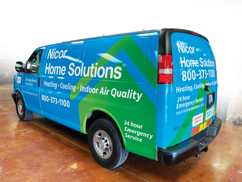 Image 1 Avery Dennison Chicago Wrap Nicor Van MPI 1105 AD Public