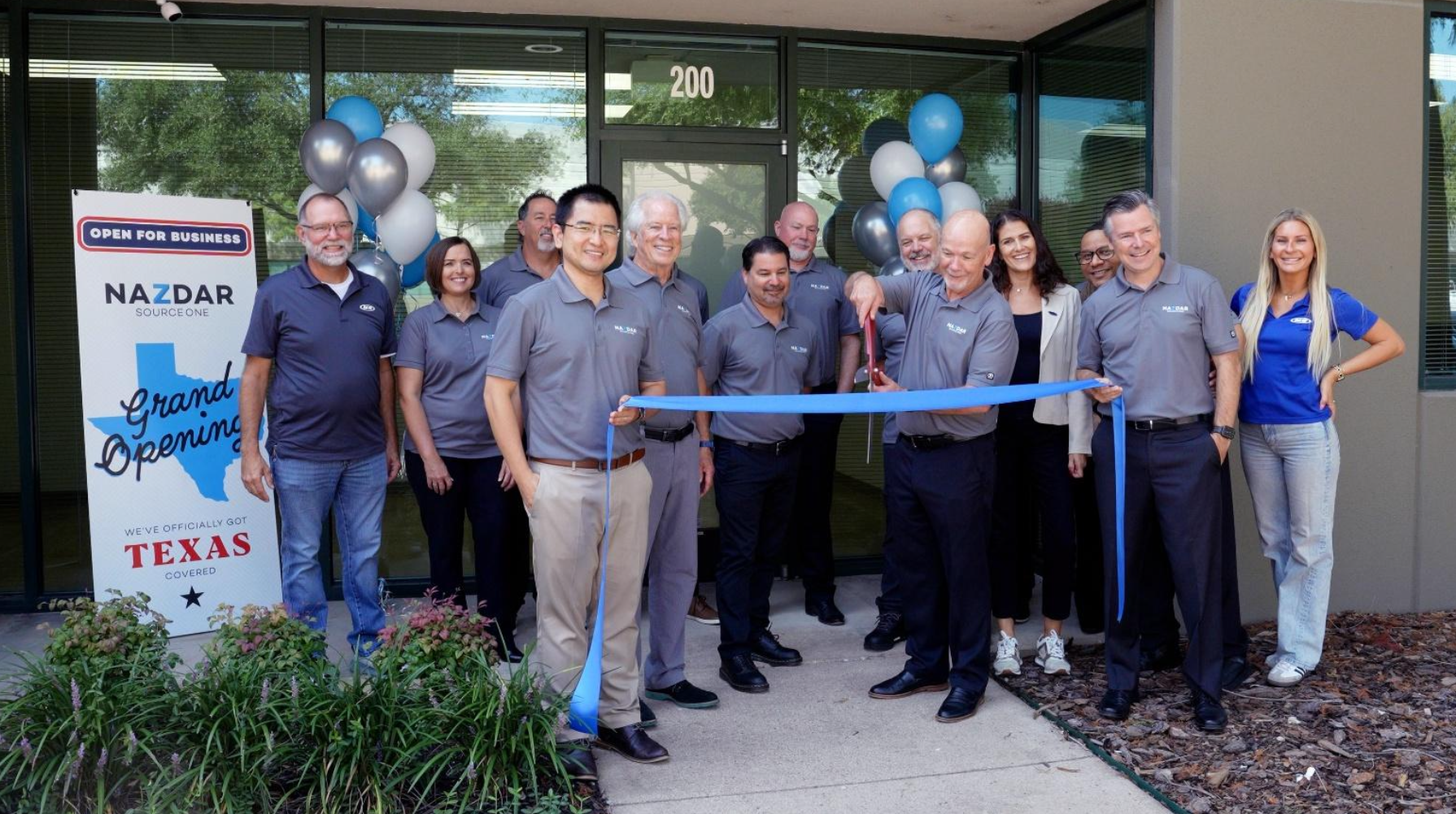 Nazdar ribbon cutting ceremony